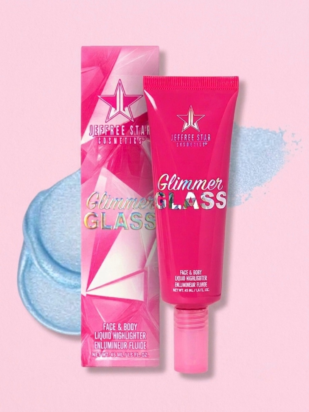 Jeffree Star | ‘Jealous Ice’ Glimmer Glass Liquid Face & Body Highlighter | NiB